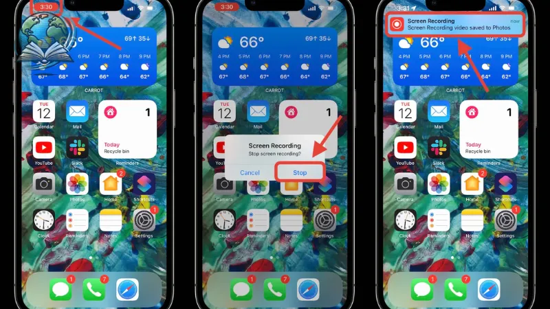 Hướng dẫn cách quay màn hình iphone không cần ứng dụng thứ ba