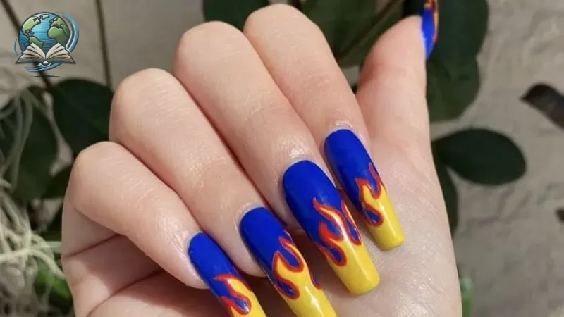 Cách vẽ lửa nail thú vị - Tạo kiểu móng ấn tượng dễ dàng