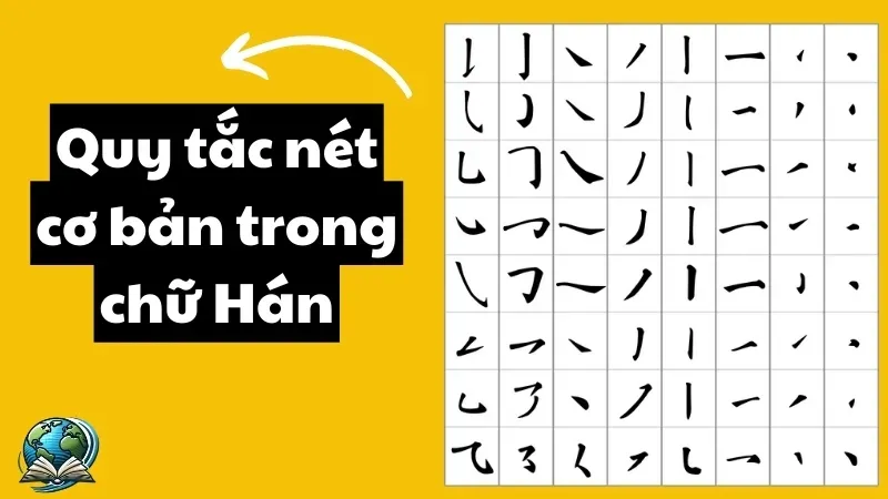 Các quy tắc viết chữ Hán cho người mới bắt đầu 1