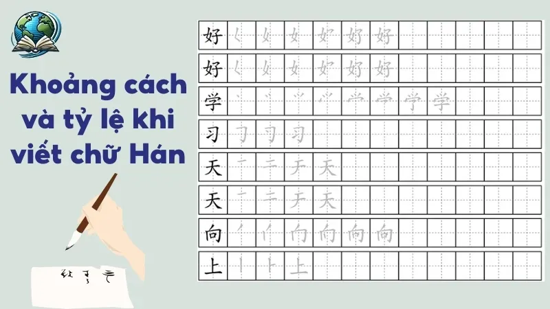 Các quy tắc viết chữ Hán cho người mới bắt đầu 3