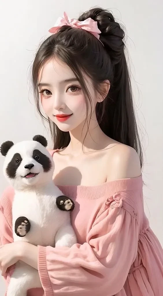  Mô hình 3D cô gái dễ thương với thiết kế tinh tế và đáng yêu