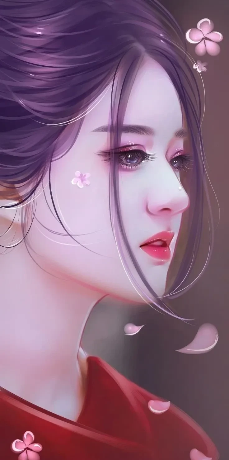 Hình nền 3D anime girl với tạo hình đáng yêu và ánh nhìn cuốn hút
