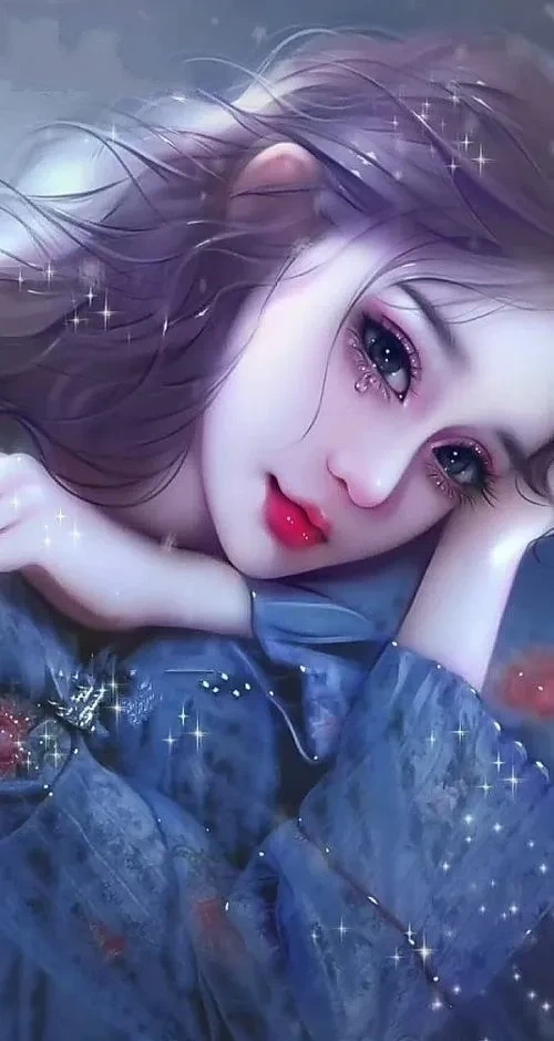 Hình nền 3D thiếu nữ với nét đẹp trong trẻo và phong cách cuốn hút