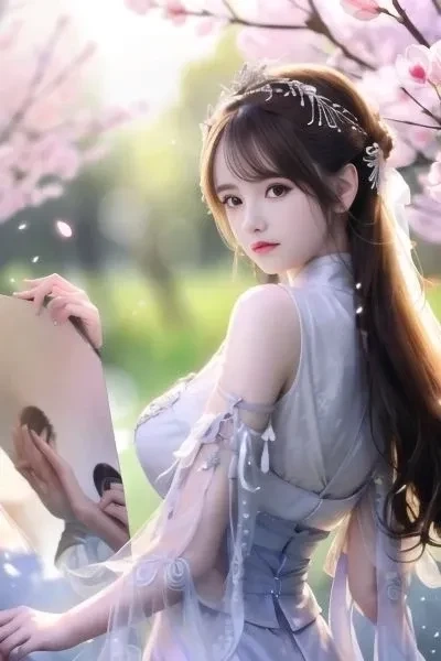 Hình nền 3D cô gái dễ thương nổi bật với sự đáng yêu và hài hòa
