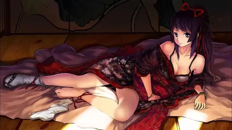 Anime cô gái cute ghi lại nét ngây thơ và đáng yêu