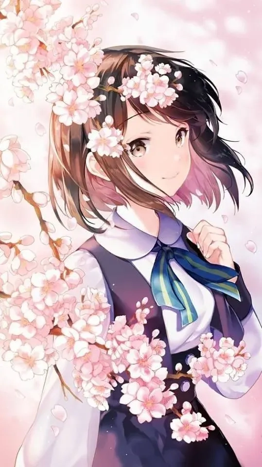 Hình nền anime nữ ngầu dễ thương, mang lại vẻ đẹp vừa mạnh mẽ lại ngọt ngào