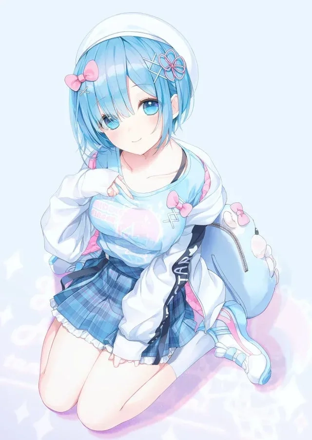 Hình ảnh gái anime ngầu sắc nét, đầy sức sống và năng động