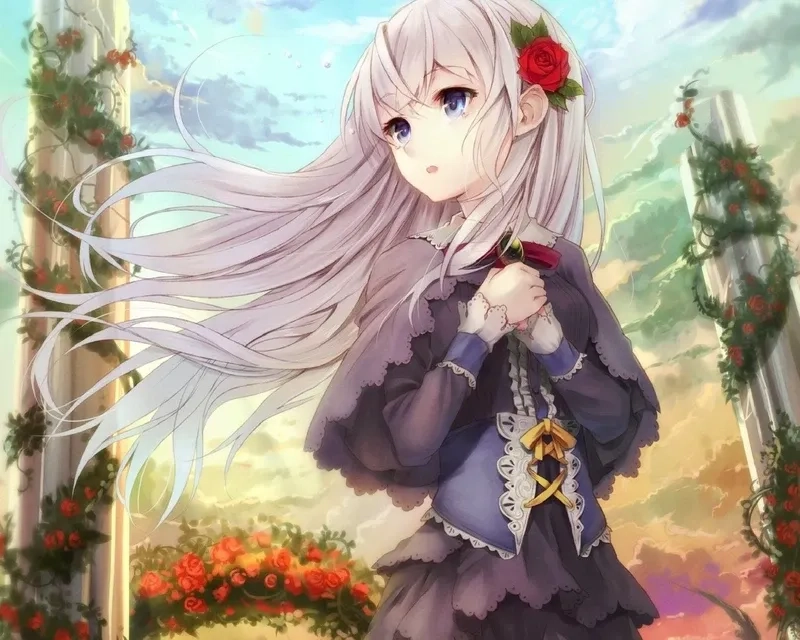Hình nền anime nữ ngầu cho máy tính, đầy ấn tượng và cá tính