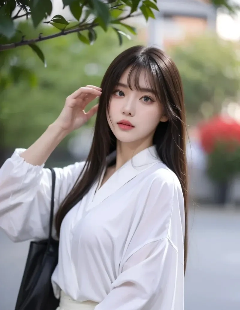 Avatar cô gái cầm điện thoại thể hiện sự tự nhiên và dễ thương