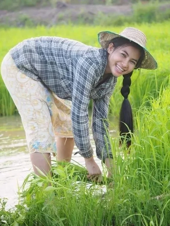 Ảnh gái xinh mặc áo dài tết mang đến không khí rộn ràng và sự tươi vui