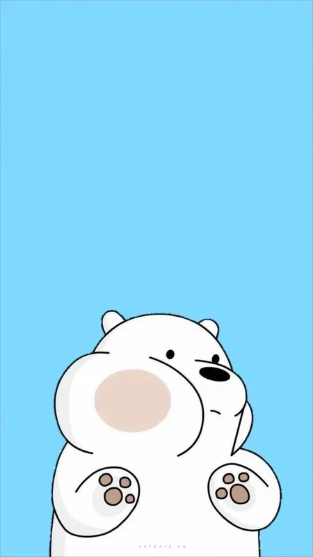 Hình nền we bare bears gấu trắng siêu cute dành cho fan hoạt hình