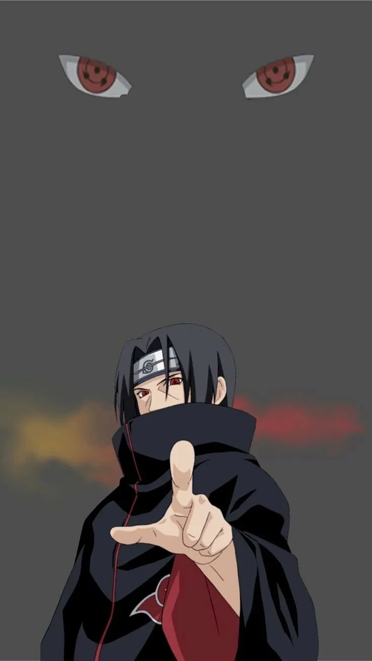 Ảnh itachi buồn thể hiện sự cô đơn và đau đớn trong cuộc đời