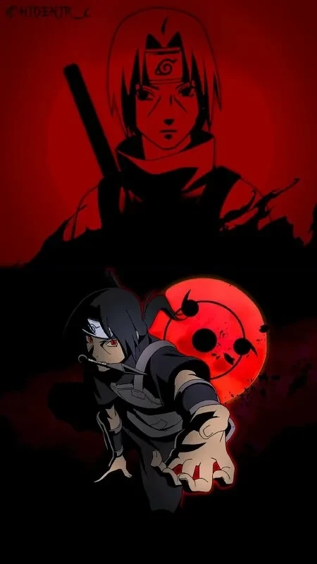 Avatar itachi uchiha thể hiện sức mạnh và khí chất kiên cường