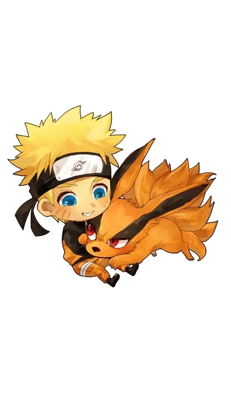 Anh naruto cửu vĩ cute với những chi tiết đáng yêu và ngộ nghĩnh