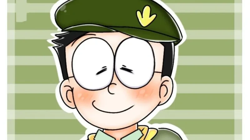 Hình Nobita cute, biểu cảm dễ thương của cậu bé thông minh