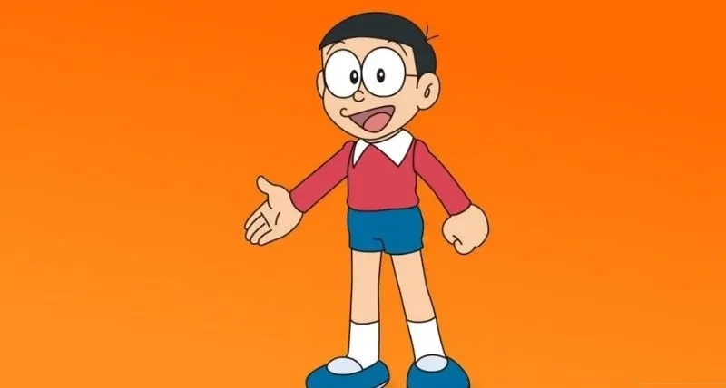 Vẽ Nobita cute, nét vẽ thể hiện sự dễ thương của nhân vật nổi tiếng