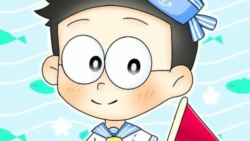 Nobita ngầu, hình ảnh thể hiện phong cách cool của cậu bé