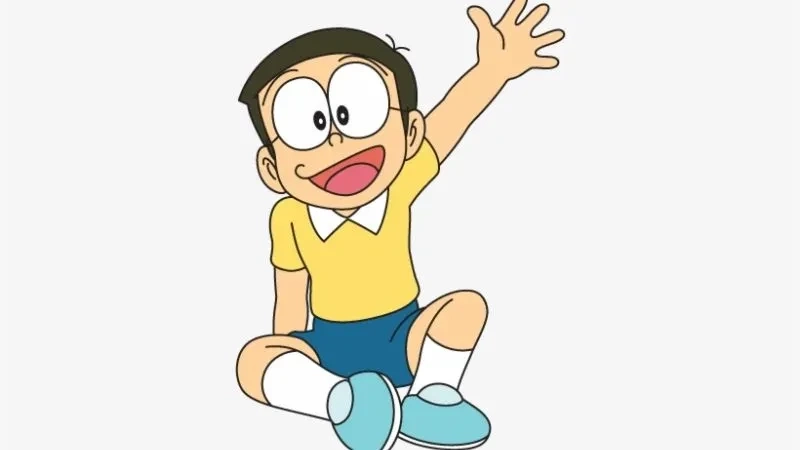 Ảnh Nobita dễ thương, nét dễ thương và ngây thơ của nhân vật Nobita