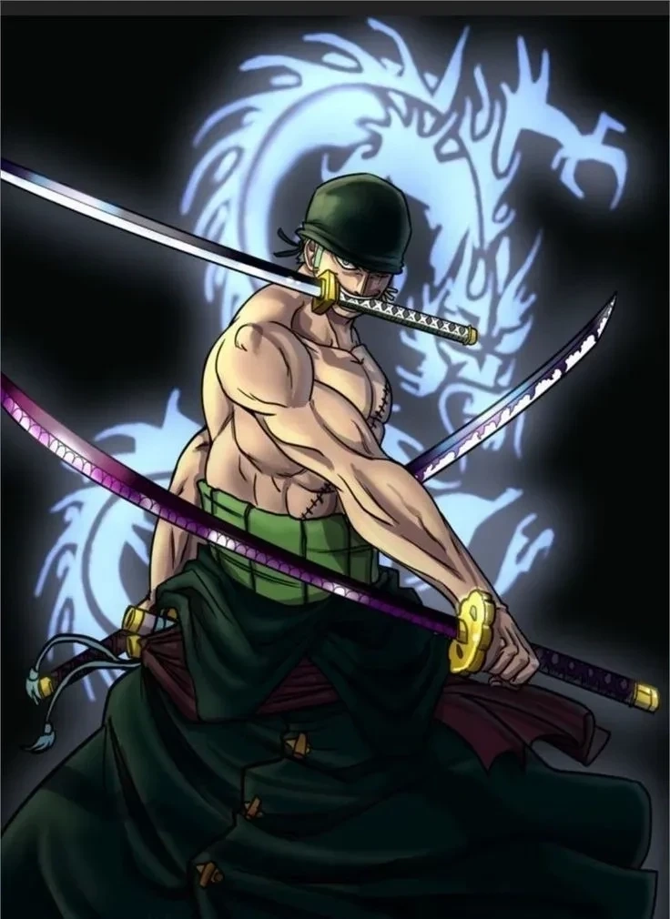 Hình nền one piece zoro ngầu đầy phong cách