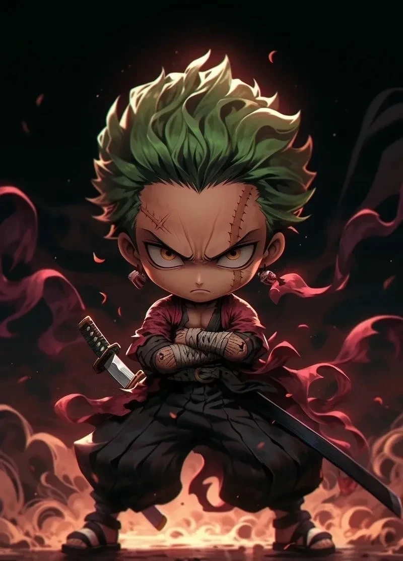 Hình nền roronoa zoro mạnh mẽ và đầy phong cách