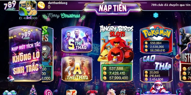 Chơi game tại 789CLUB nhận thưởng lớn với các siêu phẩm