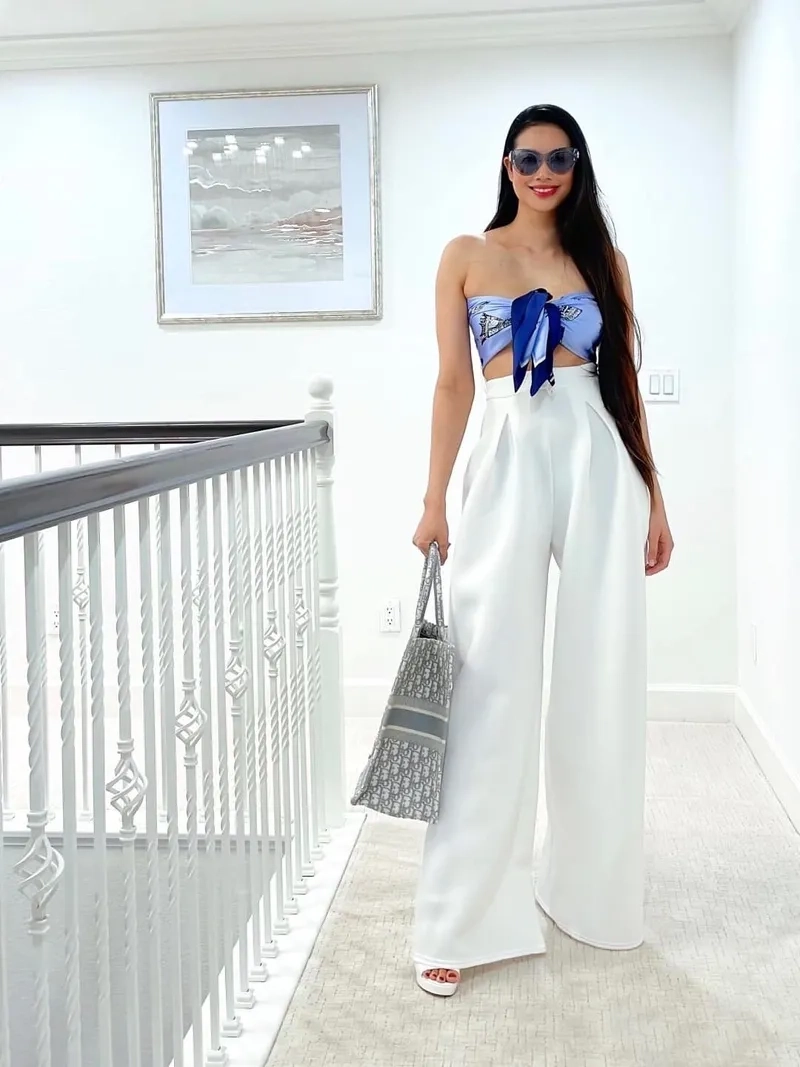 Hoa hậu Phạm Hương và chồng có một cuộc sống viên mãn
