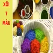 Hướng dẫn chi tiết cách làm xôi 7 màu thơm ngon, hấp dẫn