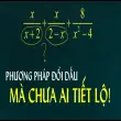 Quy tắc đổi dấu và cách áp dụng chuẩn trong Toán học