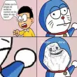 Meme Doraemon hài hước gây bão cộng đồng mạng 2025