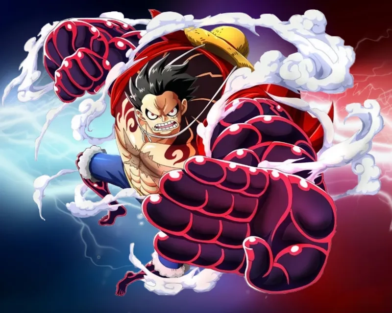 Đắm chìm trong hình nền one piece luffy gear 4 sống động