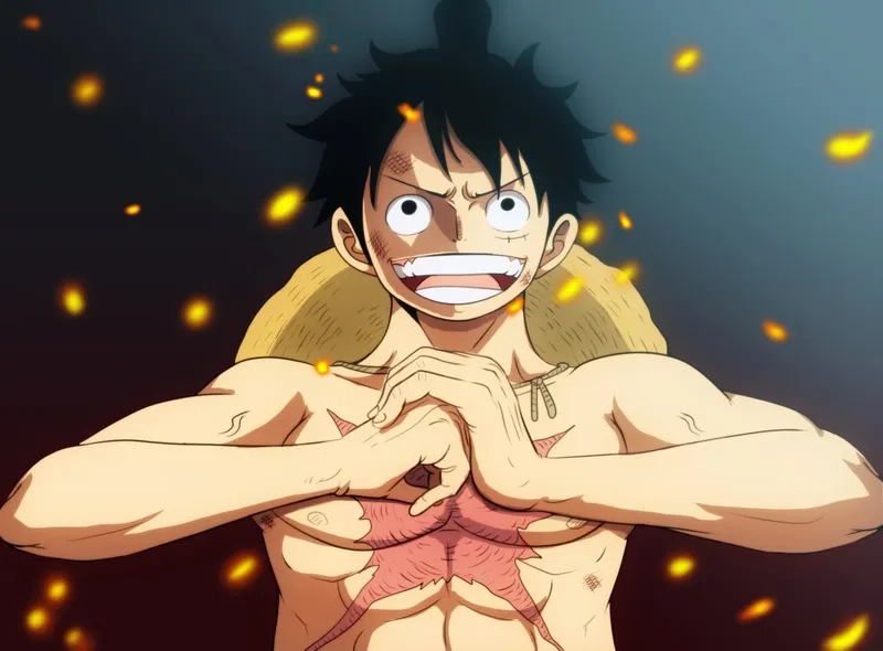 Phong cách luffy mũ rơm ngầu khiến ai cũng mê