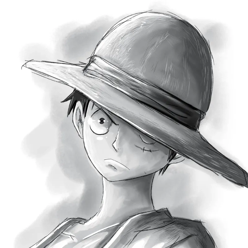 Ngắm nhìn vẽ luffy chibi dễ thương và đáng yêu