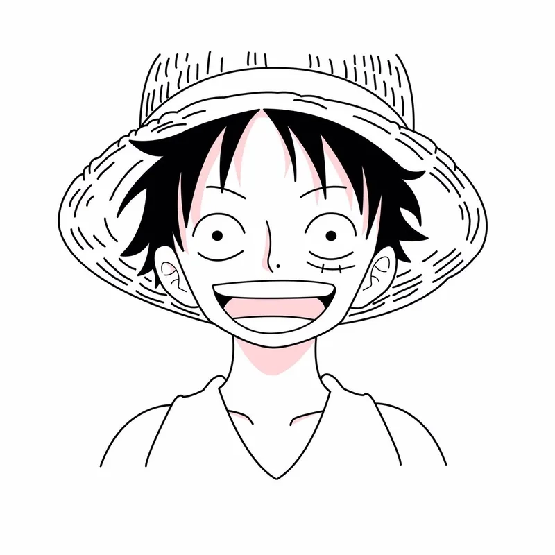 Học cách vẽ luffy chibi đơn giản cực dễ