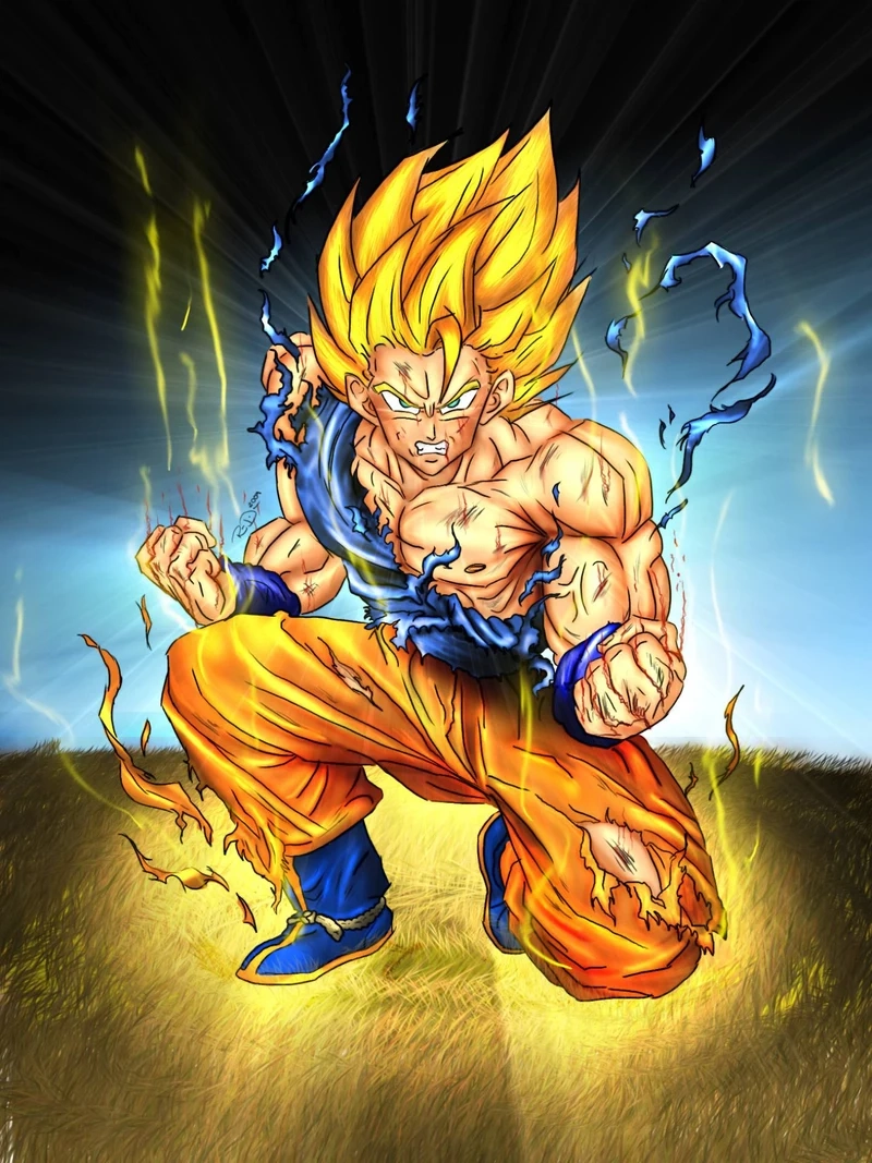 Trọn bộ ảnh goku đẹp sắc nét, sinh động nhất