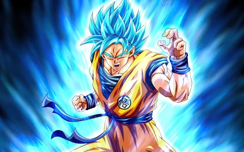 Bộ hình goku ngầu cực chất dành cho fan Dragon Ball