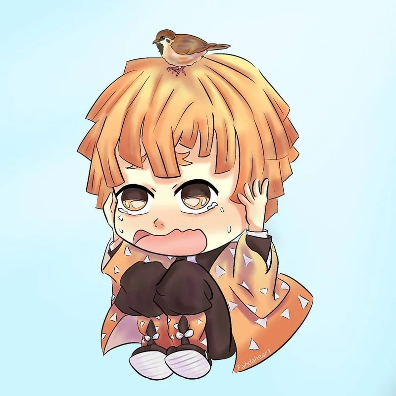 Bộ sưu tập hình ảnh zenitsu chibi cute nhất