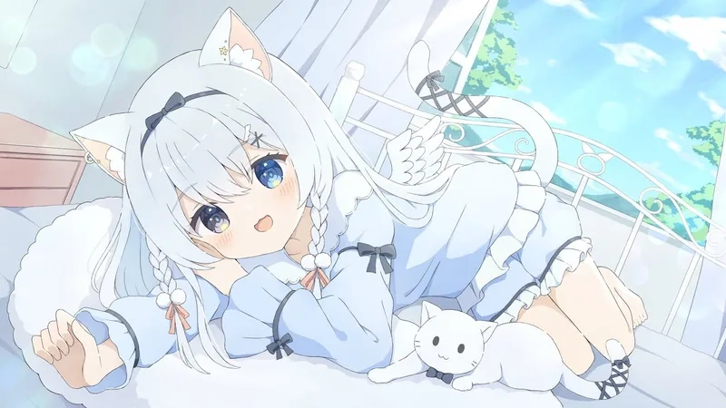 Tổng hợp ảnh anime nữ mèo cute cực chất