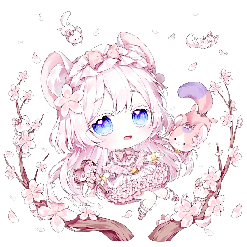 Đắm chìm trong thế giới anime nữ cute đáng yêu chibi đầy mê hoặc