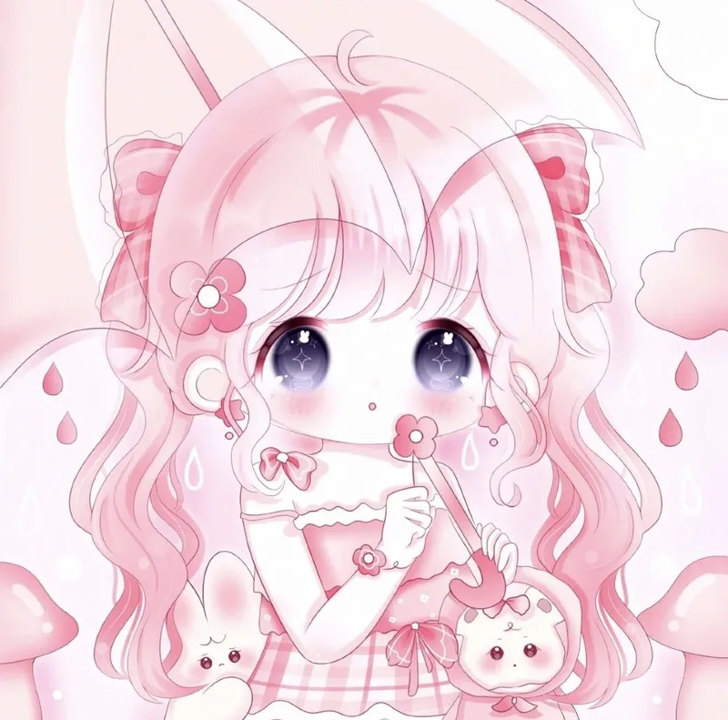 Sự dễ thương không giới hạn trong bộ nữ chibi cute cực xinh