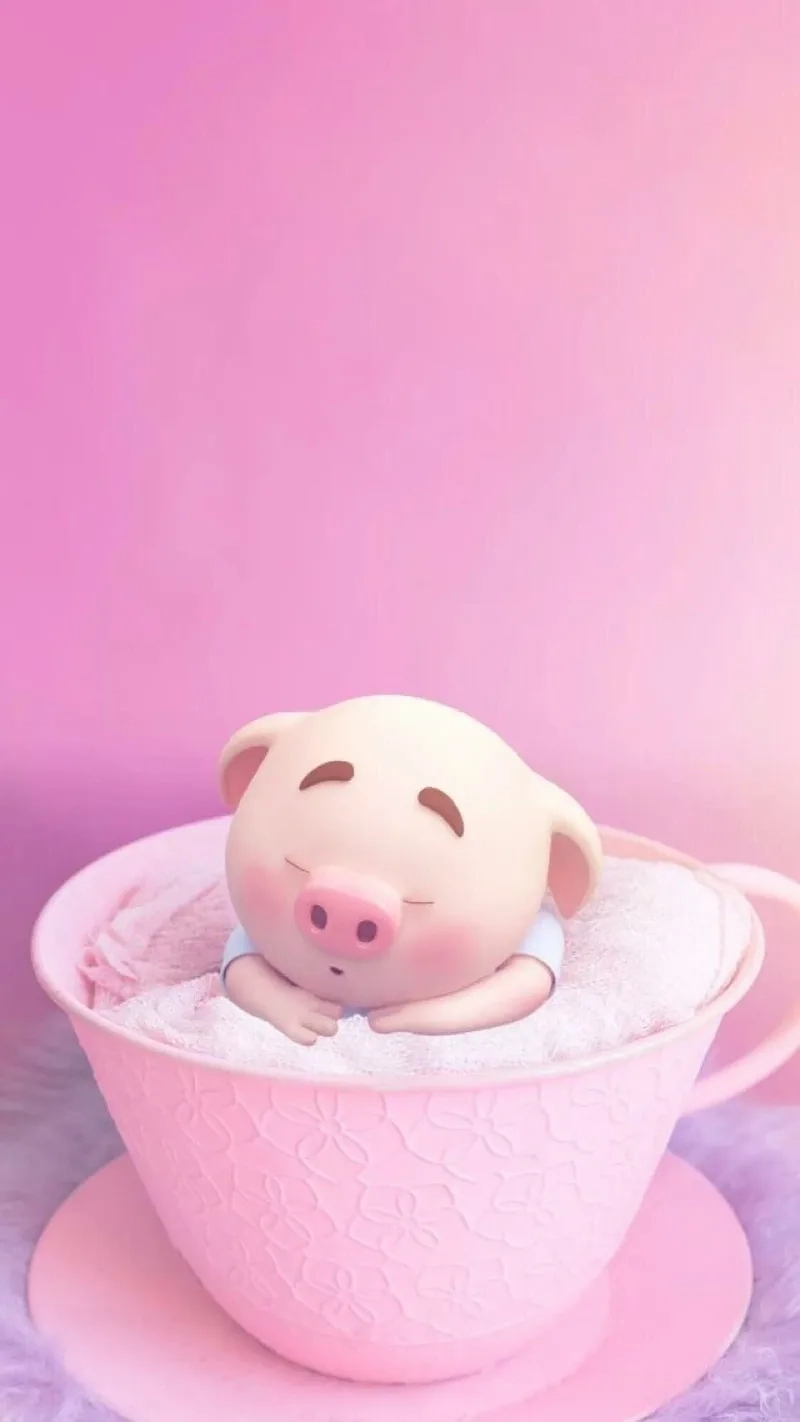 Tải ngay heo điện thoại hình nền cute siêu đáng yêu