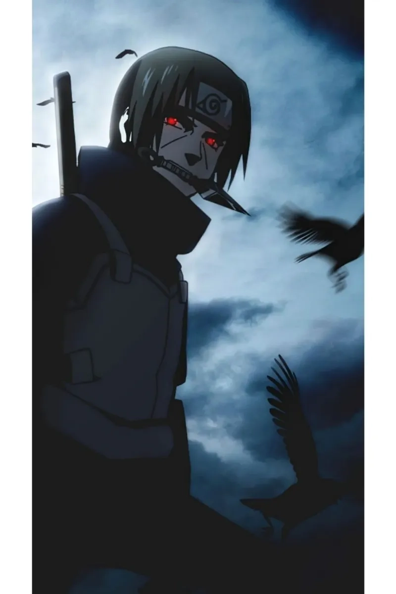 Vẻ uy nghiêm với hình nền susanoo itachi mãn nhãn