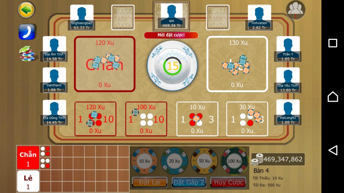  Cách tính cầu xóc đĩa online với cầu bệt, lộn, 1-1 chuẩn xác.