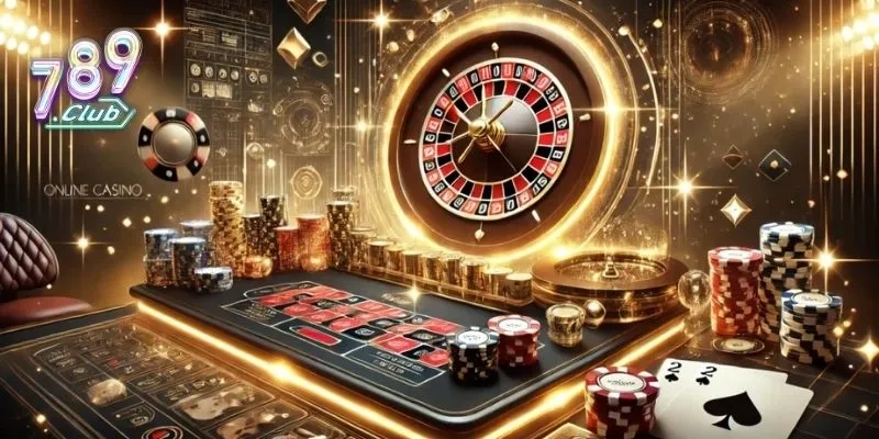 Một bàn chơi Baccarat tại casino trực tuyến 789club