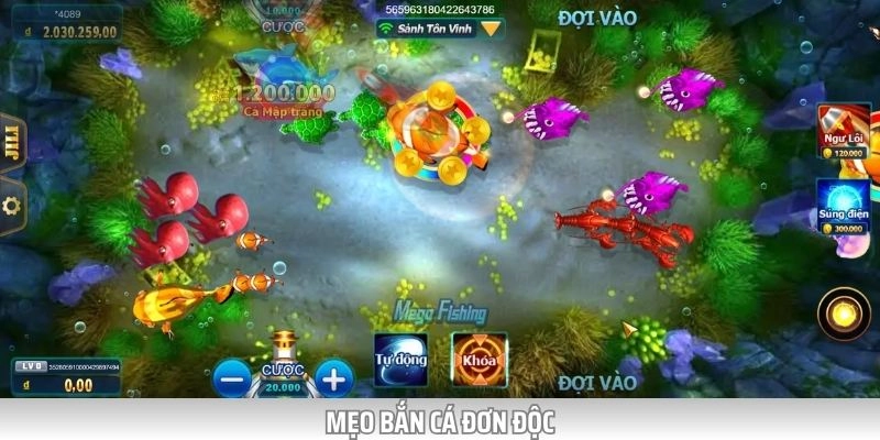 Mẹo bắn cá đơn độc giúp bạn giảm rủi ro thua lỗ hay tốn tài nguyên