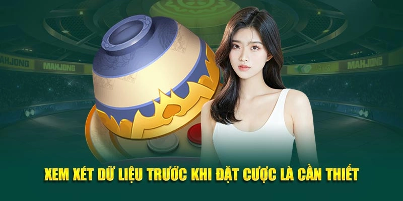 Xem xét dữ liệu trước khi đặt cược là cần thiết