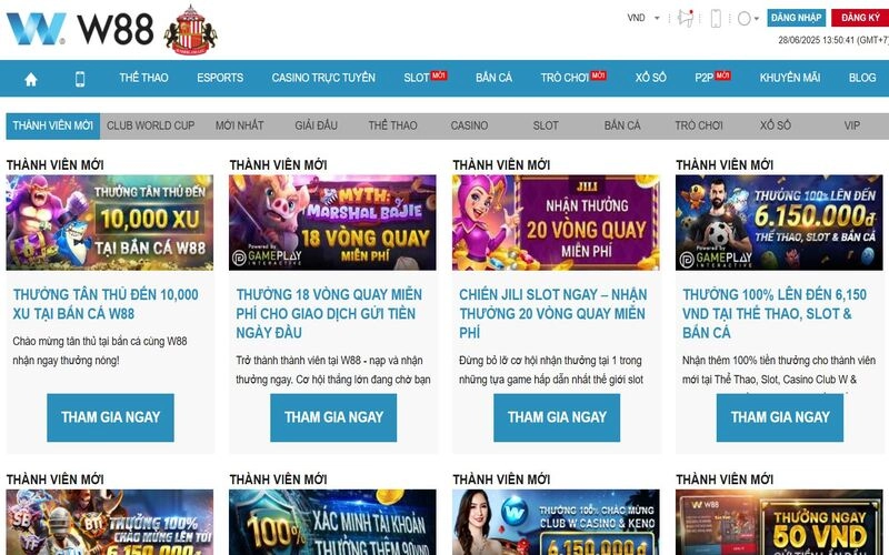 Giới thiệu sơ lược về chương trình khuyến mãi W88