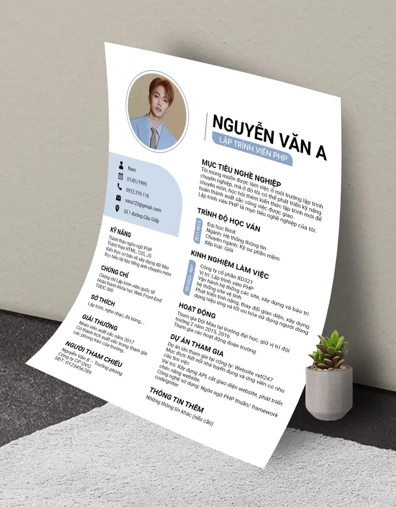 Kinh nghiệm làm CV xin việc từ chuyên gia