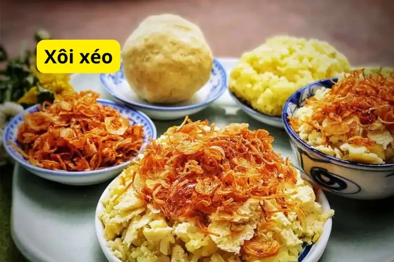 Nguyên liệu chuẩn cho xôi xéo thơm ngon
