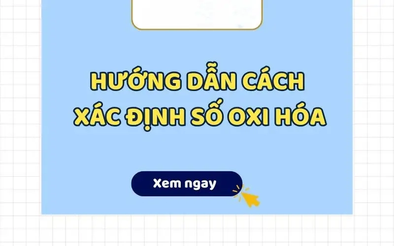 Ứng dụng của số oxi hóa trong phản ứng hóa học