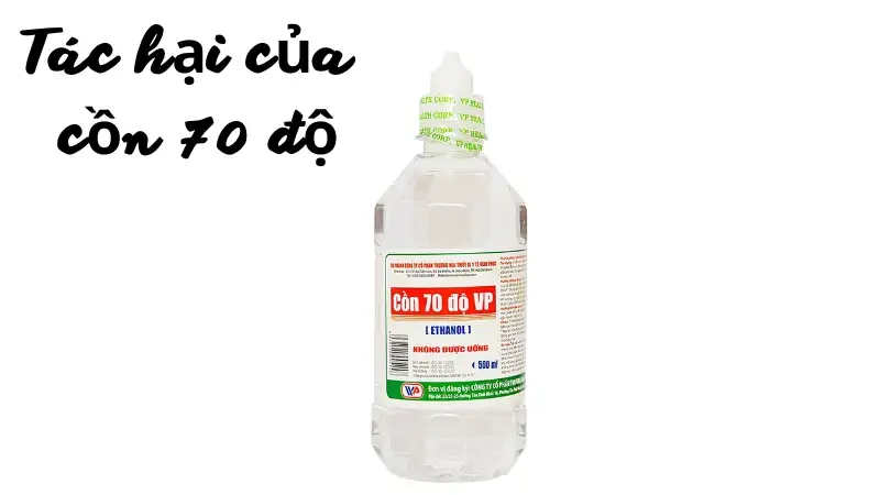 Tác động tiêu cực lên da và niêm mạc